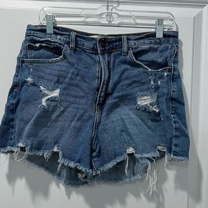 A&F Distressed Shorts